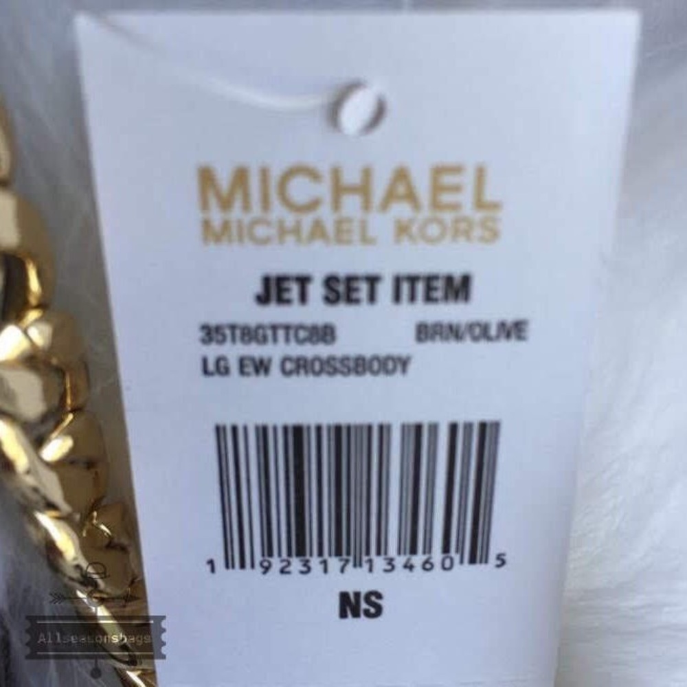 Michael Kors Jet set crossbody olive brown bag NWT - Picture 4 of 6